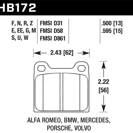 Hawk HPS Street Brake Pads