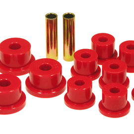 Prothane 85-88 Suzuki Samurai Spring & Shackle Bushings (OEM Shackles) - Red