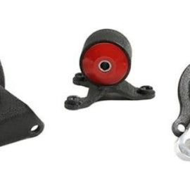 Innovative 02-06 Acura RSX K-Series/Base Automatic Black Aluminum Replacement Mount Kit 75A Bushings