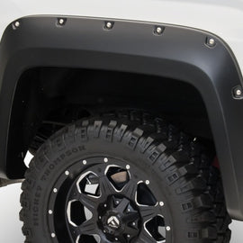 Bushwacker 14-18 GMC Sierra 1500 Pocket Style Flares 2pc 69.3/78.8/97.8in Bed - Black