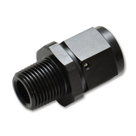 Vibrant -4AN to 1/8in NPT Female Swivel Straight Adapter Fitting