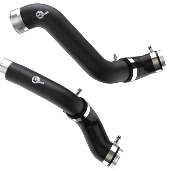 aFe BladeRunner Black Intercooler Hot & Cold Side Tubes Combo 19-20 GM Trucks 1500 L4-2.7L (t)