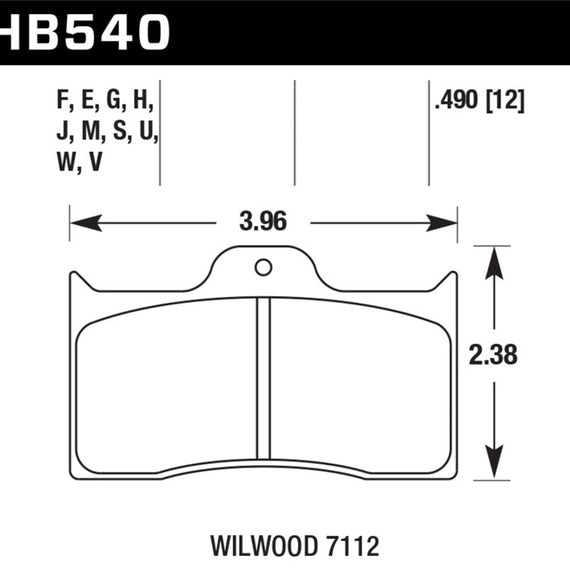 Hawk Wilwood HPS 5.0 Brake Pads