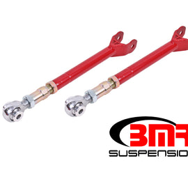 BMR 08-17 Challenger Lower Trailing Arms w/ On-Car Adj. Rod Ends - Red