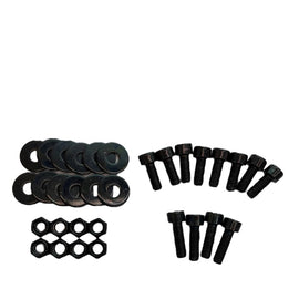 Sparco Seat Hardware Spacer Kit Side Mount - Black Zinc