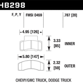 Hawk Super Duty Street Brake Pads