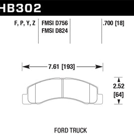 Hawk LTS Street Brake Pads