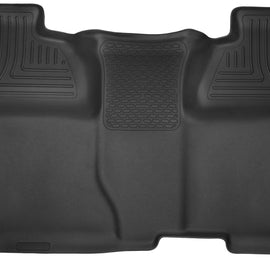 Husky Liners 14-15 Chevy Silverado Crew Cab X-Act Contour Black 2nd Row Floor Liners