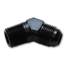Vibrant 45 Degree Adapter Fitting (AN to NPT) Size -10AN x 3/8in NPT