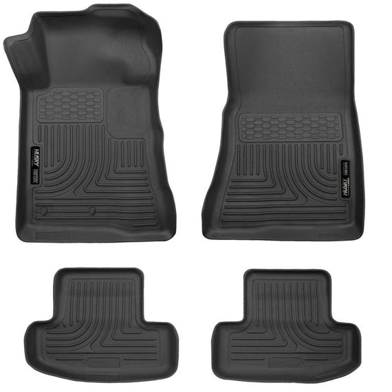 Husky Liners 10-12 Ford Mustang WeatherBeater Combo Black Floor Liners