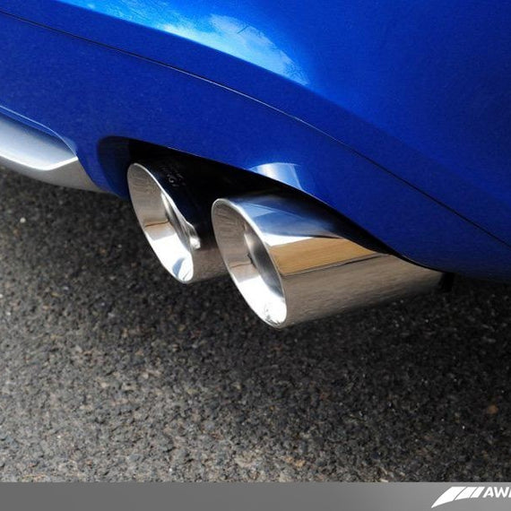 AWE Tuning Audi B8 S5 4.2L Track Edition Exhaust System - Polished Silver Tips