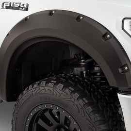 Bushwacker 15-17 Ford F-150 Styleside Max Pocket Style Flares 2pc - Black