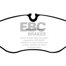 EBC 07+ Dodge Sprinter 2500 Greenstuff Front Brake Pads