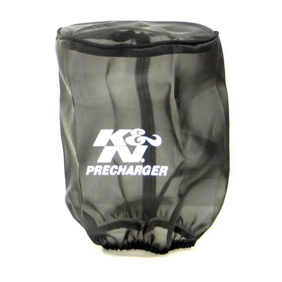 K&N Universal Precharger Round Straight Air Filter Wrap Black 5in ID x 7in Height