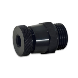 Vibrant 8 ORB to 1/8 NPT Aluminum Drain Valve - Black