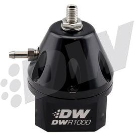 DeatschWerks DWR1000 Adjustable Fuel Pressure Regulator - Black