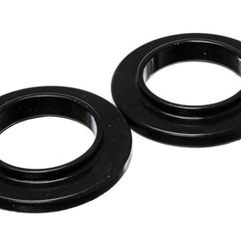 Energy Suspension Universal 2 3/4in ID 4 9/16in OD 3/4in H Black Coil Spring Isolators (2 per set)