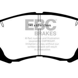 EBC 92-96 Lexus ES300 3.0 Yellowstuff Front Brake Pads