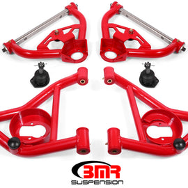 BMR 78-87 G-Body Upper And Lower A-Arm Kit - Red