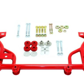 BMR 05-14 S197 Mustang K-Member w/ STD. Motor Mounts and STD. Rack Mounts - Red