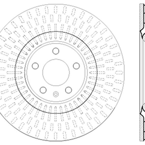 StopTech Slotted & Drilled Sport Brake Rotor