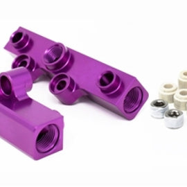 Torque Solution Top Feed Fuel Rails: 02-14 Subaru WRX / 07-18 STI - Purple