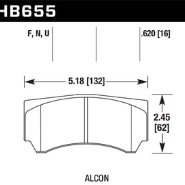 Hawk Alcon Street HPS Brake Pads