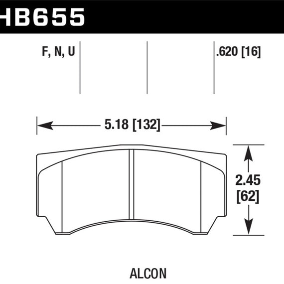 Hawk Alcon Street HPS Brake Pads