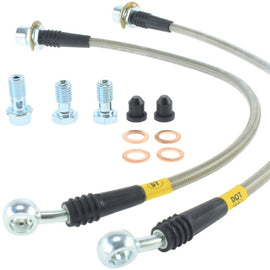 StopTech 94-02 Ford Mustang (Exc Cobra) / 03-04 Mustang Base & GT Stainless Steel Front Brake Lines