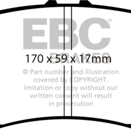 EBC 07-13 Acura MDX 3.7 Ultimax2 Front Brake Pads