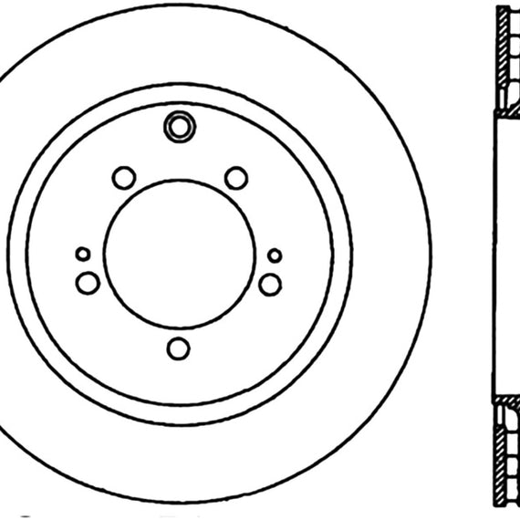 StopTech Slotted & Drilled Sport Brake Rotor