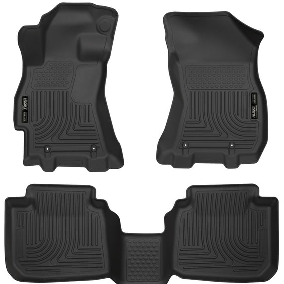 Husky Liners 2015 Subaru Legacy/Outback Weatherbeater Black Front & 2nd Seat Floor Liners