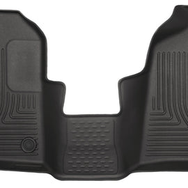 Husky Liners 2015 Ford Transit-150/Transit-250/Transit-350 WeatherBeater Front Black Floor Liners