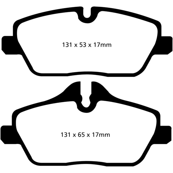 EBC 14+ BMW i3 Electric Ultimax2 Front Brake Pads