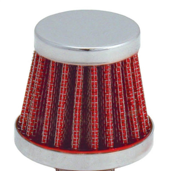 Spectre Breather Filter 10mm Flange / 2in. OD / 1-3/4in. Height - Red