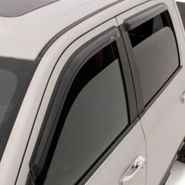 AVS 2019 RAM 1500 Crew Cab Ventvisor Outside Mount Front & Rear Window Deflectors 4pc - Smoke