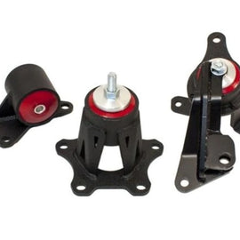 Innovative 98-02 Accord F-Series Black Steel Mounts 75A Bushings (Auto Trans)