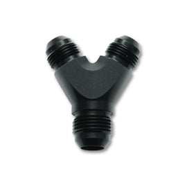 Vibrant -16AN x -16AN x 16AN Y-Adapter Fitting - Aluminum Black