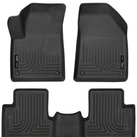 Husky Liners 2015 Jeep Cherokee WeatherBeater Combo Black Floor Liners