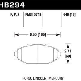 Hawk HPS Street Brake Pads