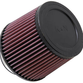 K&N Filter Universal Rubber Filter 3in Flange ID 6in Base OD 5.125in Top OD 5in Height