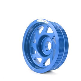 Perrin 93-11 Subaru Impreza / 02-14 WRX / 04-21 STI EJ Crank Pulley - Blue (w/AC)