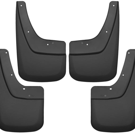 Husky Liners 14-17 GMC Sierra 1500 / 15-16 Sierra 2500 HD Front and Rear Mud Guards - Black