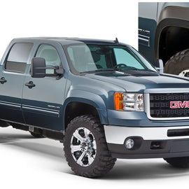 Bushwacker 07-13 GMC Sierra 1500 Fleetside Extend-A-Fender Style Flares 4pc 69.3in Bed - Black