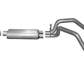 Gibson 15-18 Chevrolet Silverado 1500 LS 5.3L 3in/2.25in Cat-Back Dual Split Exhaust - Aluminized