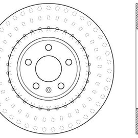 StopTech Power Slot 12 Audi A6 Quattro/11-12 A7 Quattro / 7/11-13 S4 Front Left Slotted Rotor