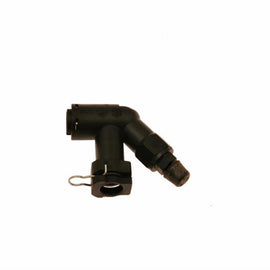 McLeod Fitting Elbow Connector W/Bleed Screw For Wire Clip Male Plug In Fittings