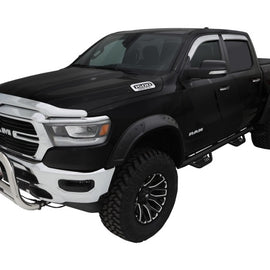 Bushwacker 19-22 Ram 1500 (Excl. Rebel/TRX) 76.3 & 67.4in Bed DRT Style Flares 4pc  - Blk / Smooth