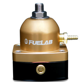 Fuelab 515 EFI Adjustable FPR 25-90 PSI (2) -6AN In (1) -6AN Return - Gold