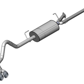 Corsa 2011-2021 Toyota Tundra Double Cab/Crew Max 5.7L V8 Polished Sport Cat-Back Exhaust